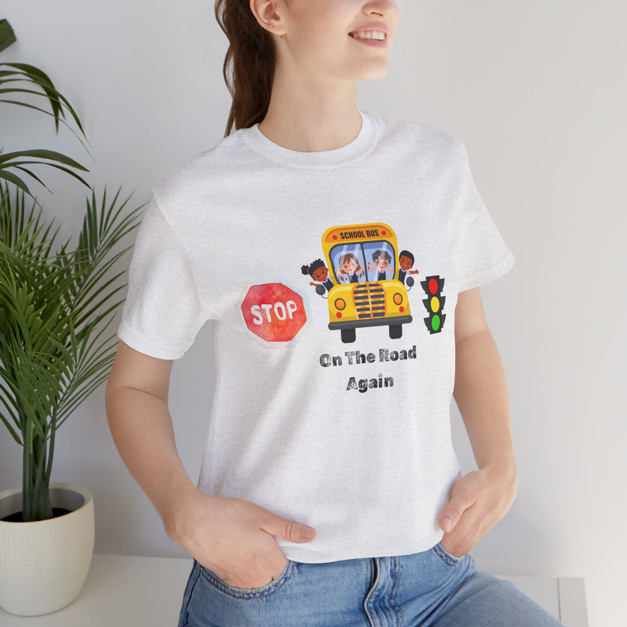 T-Shirt | "On The Road Again" School Bus Driver