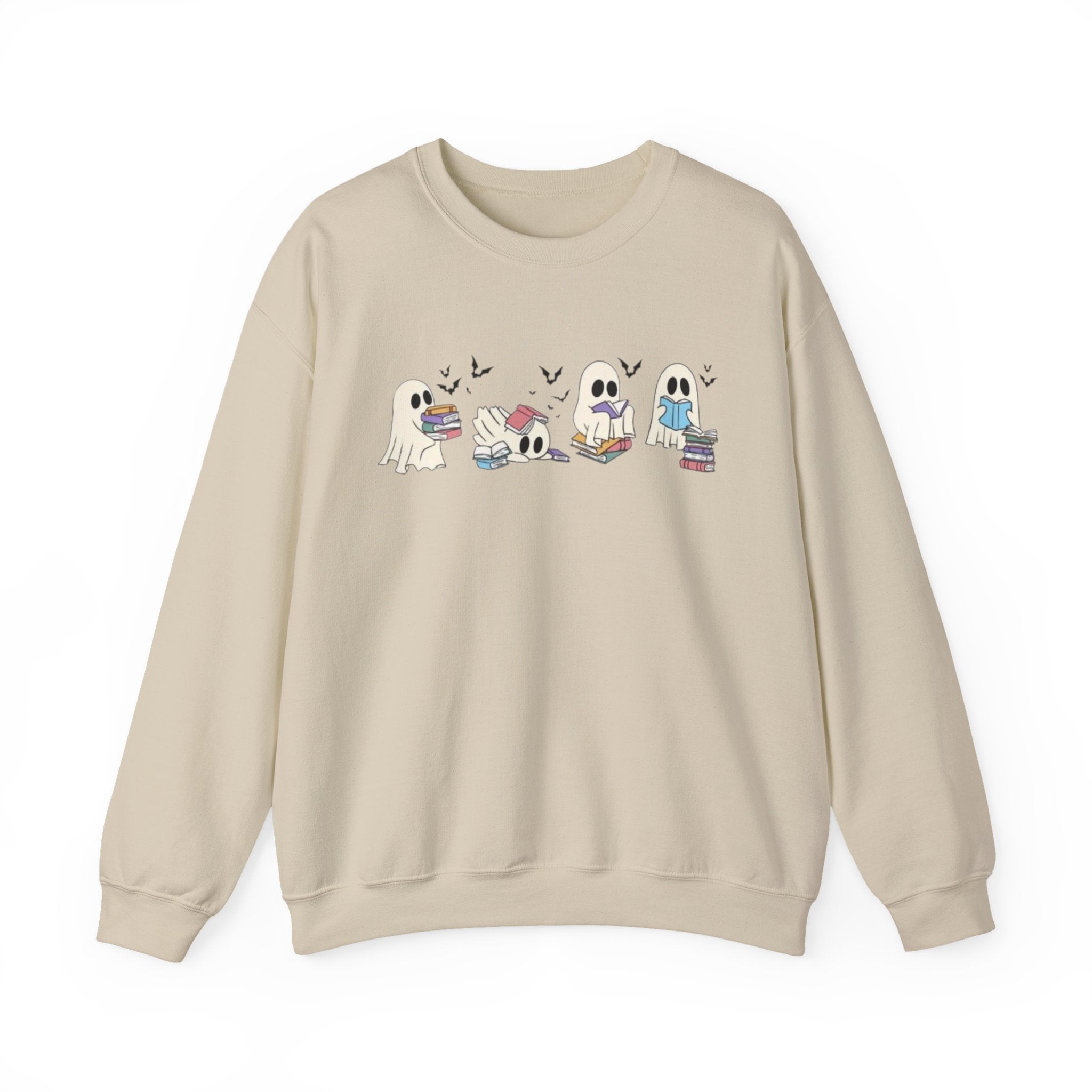 Ghost Book Reading Graphic Crewneck