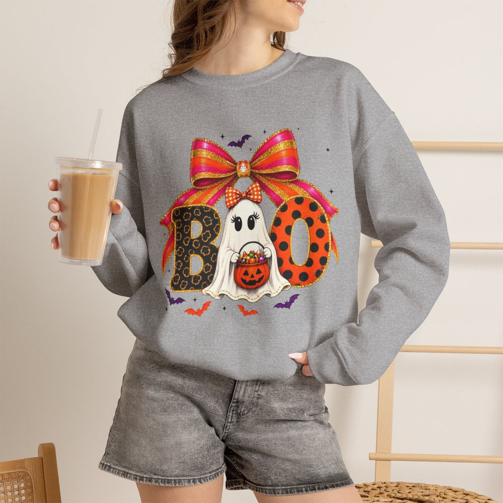 Halloween 'Boo' Ghost Sweatshirt