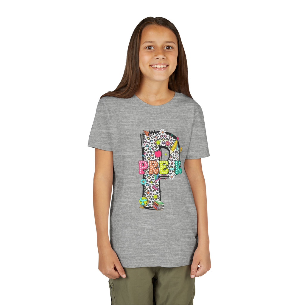 Youth T-Shirt | Colorful Patterned 'Pre-K'