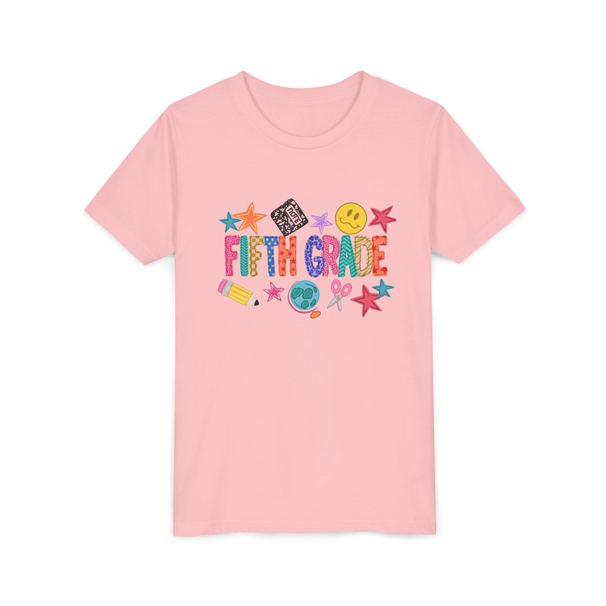 Fifth Grade Kids T‑Shirt | Colorful Back‑to‑School Elementary Tee