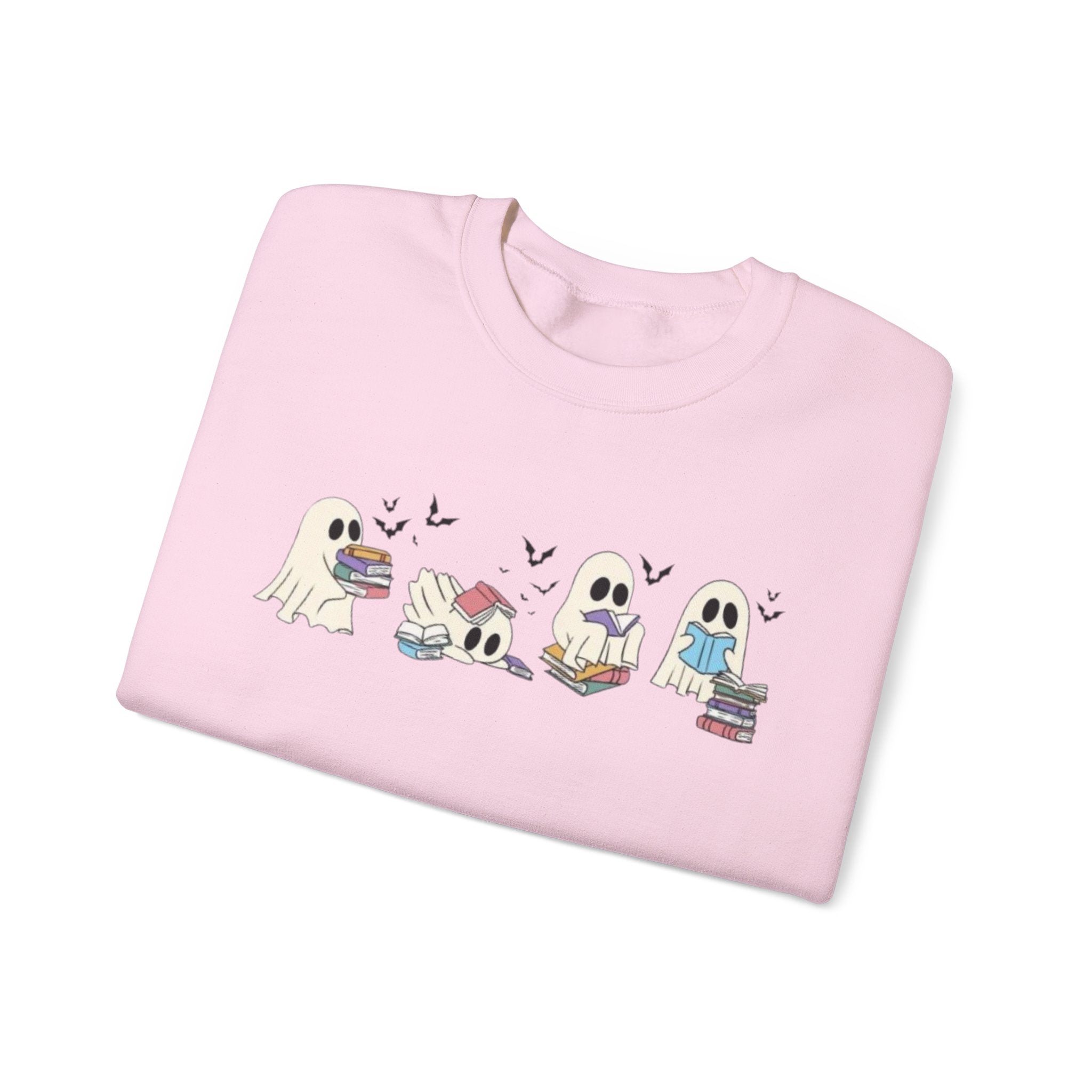 Ghost Book Reading Graphic Crewneck