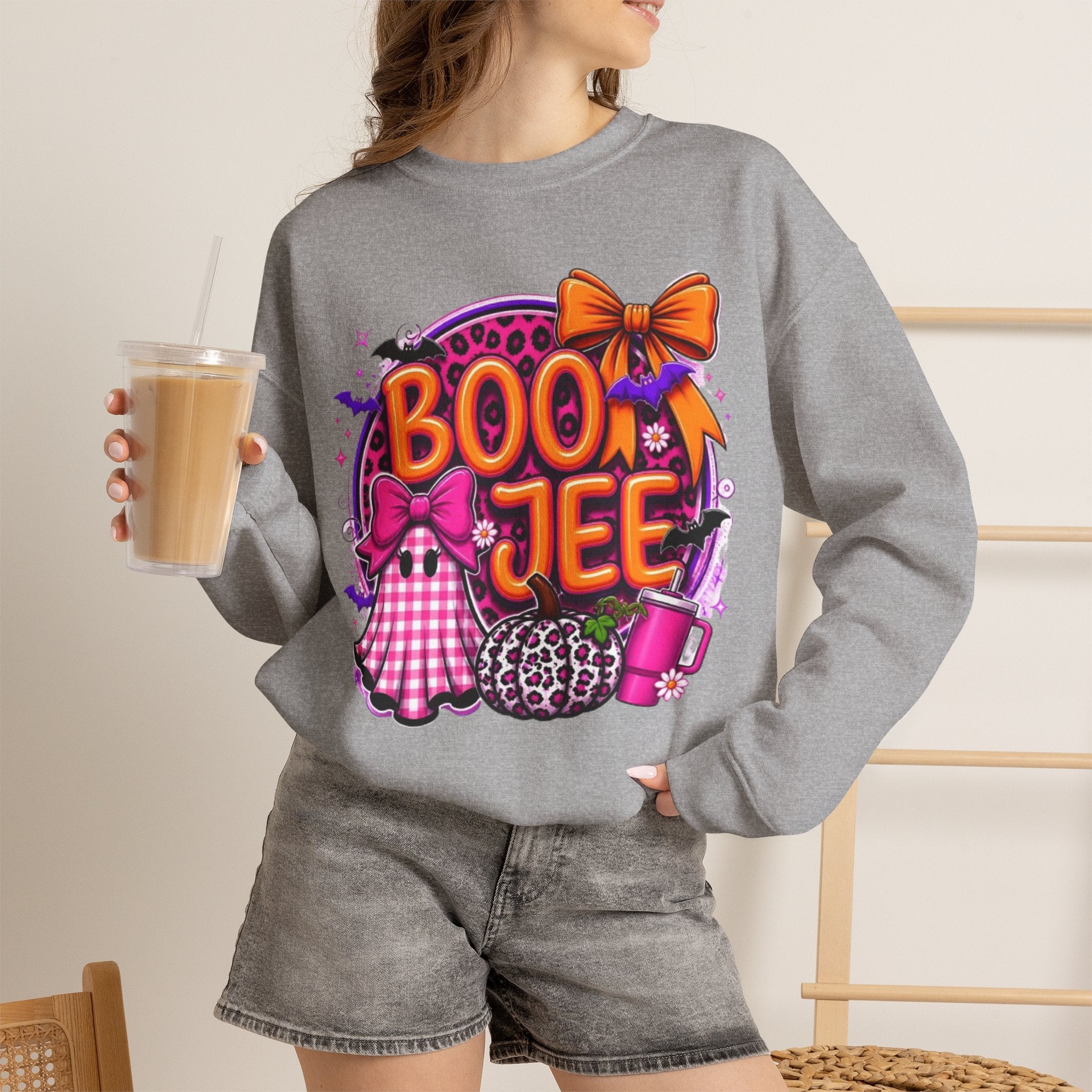 Boo Jee Halloween Crewneck Sweatshirt