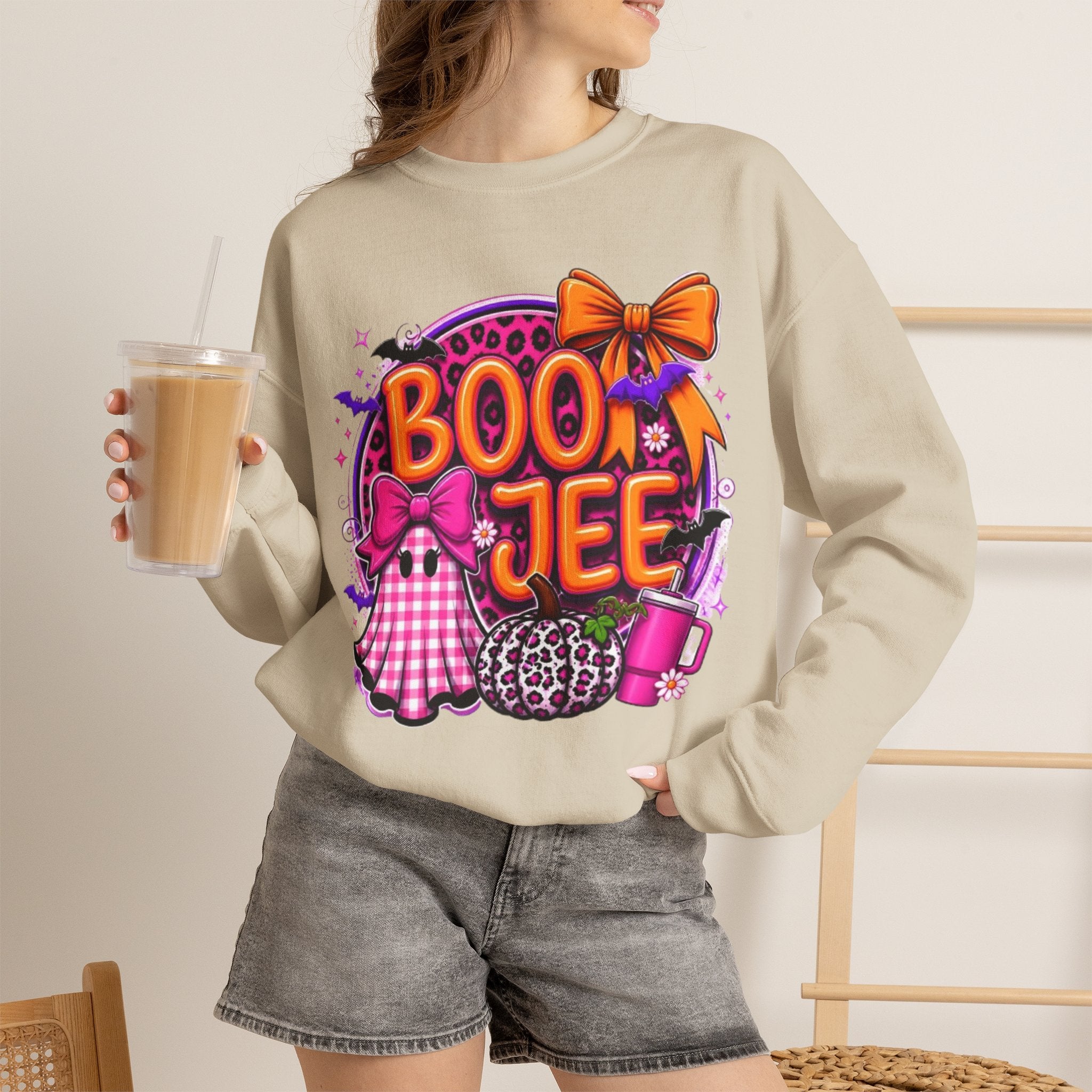 Boo Jee Halloween Crewneck Sweatshirt