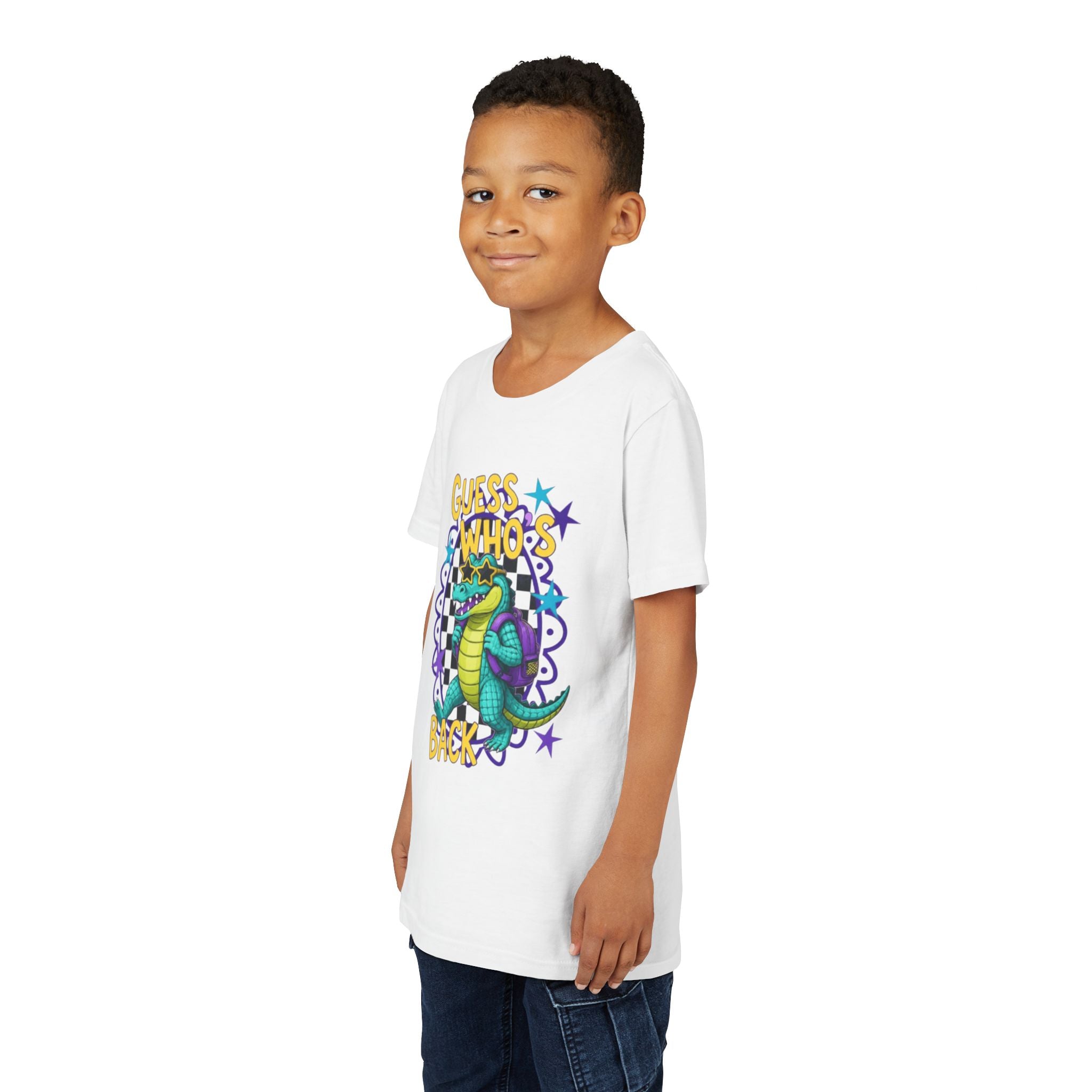 Guess Who's Back Dinosaur Youth Tee