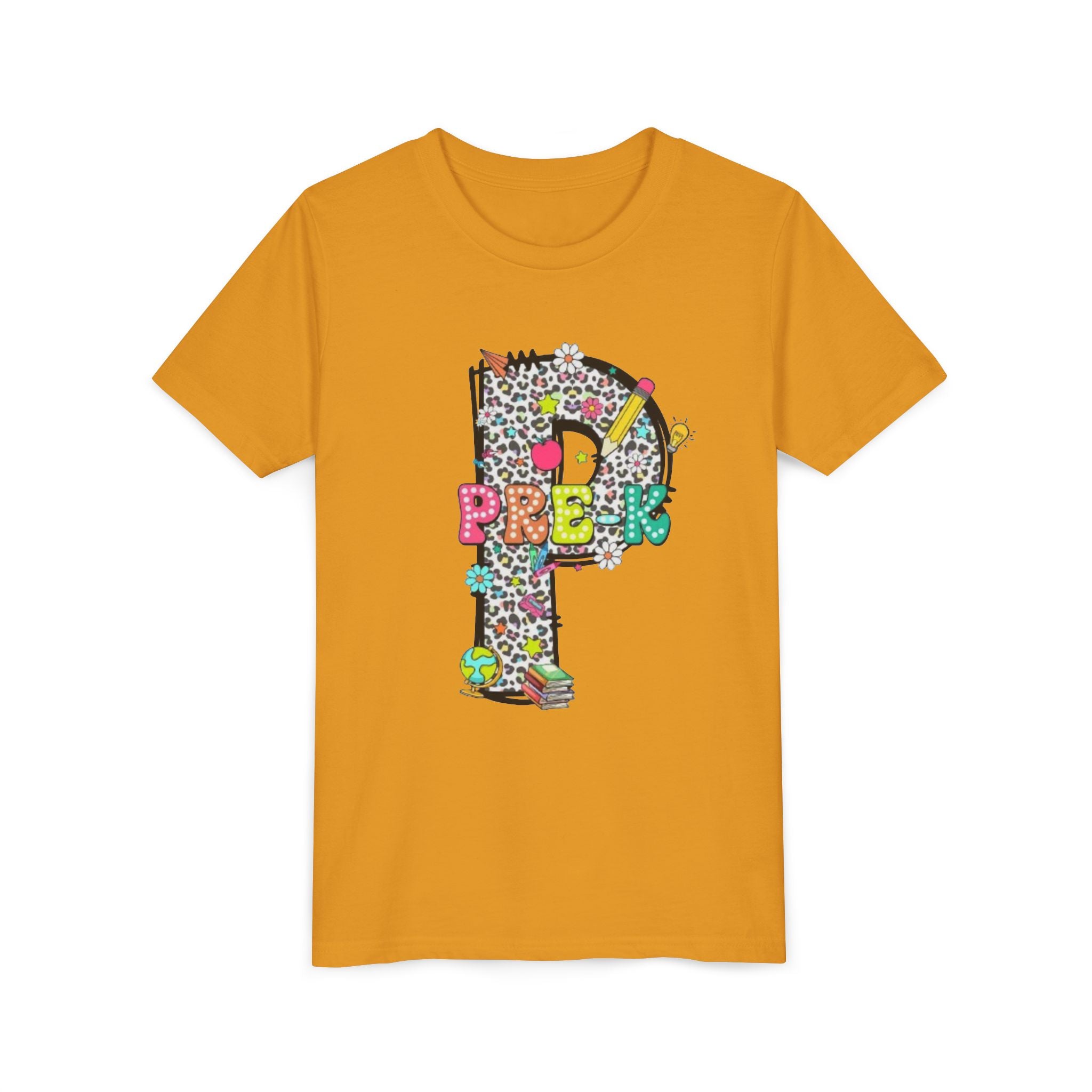Youth T-Shirt | Colorful Patterned 'Pre-K'