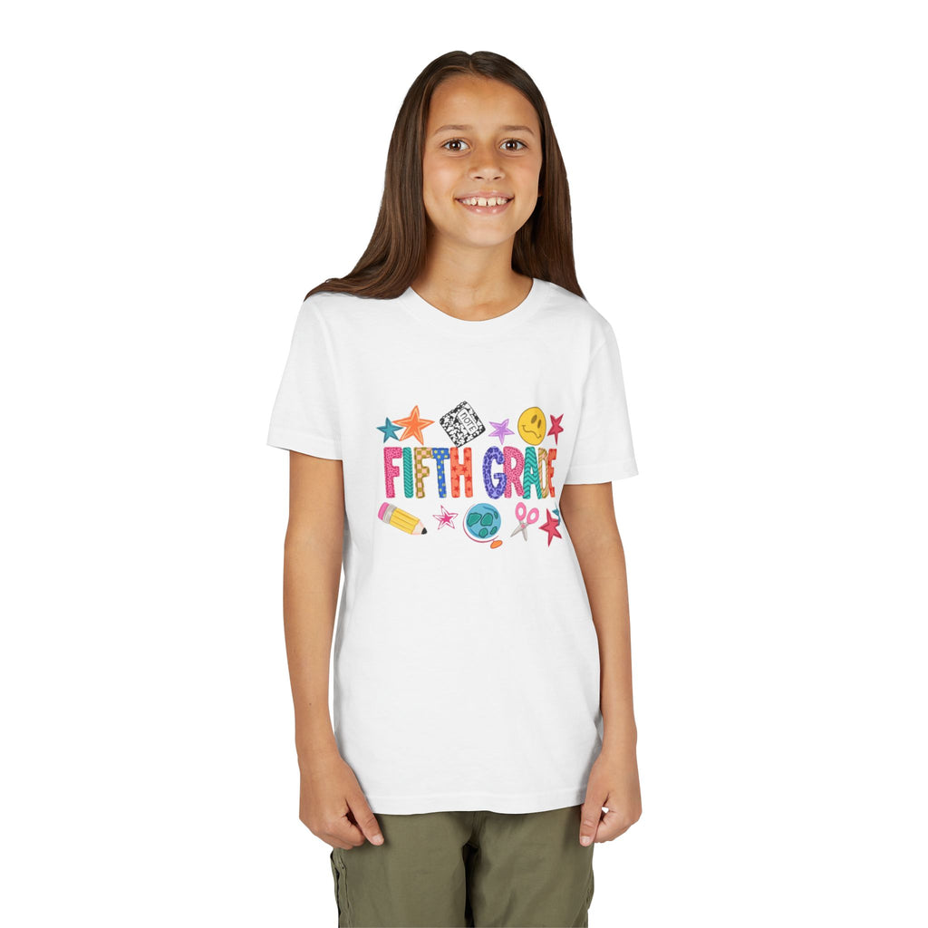 Fifth Grade Kids T‑Shirt | Colorful Back‑to‑School Elementary Tee