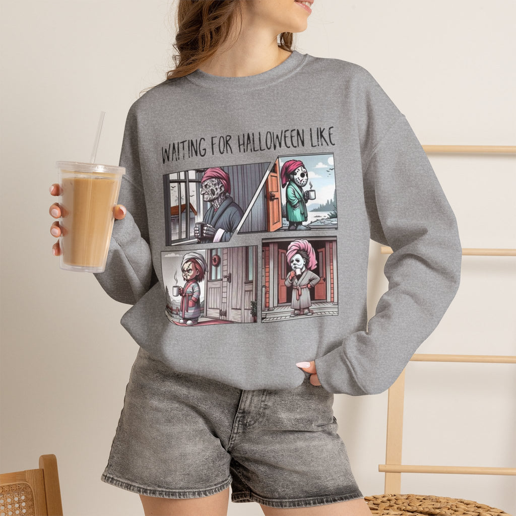 Halloween Waiting Crewneck Sweatshirt