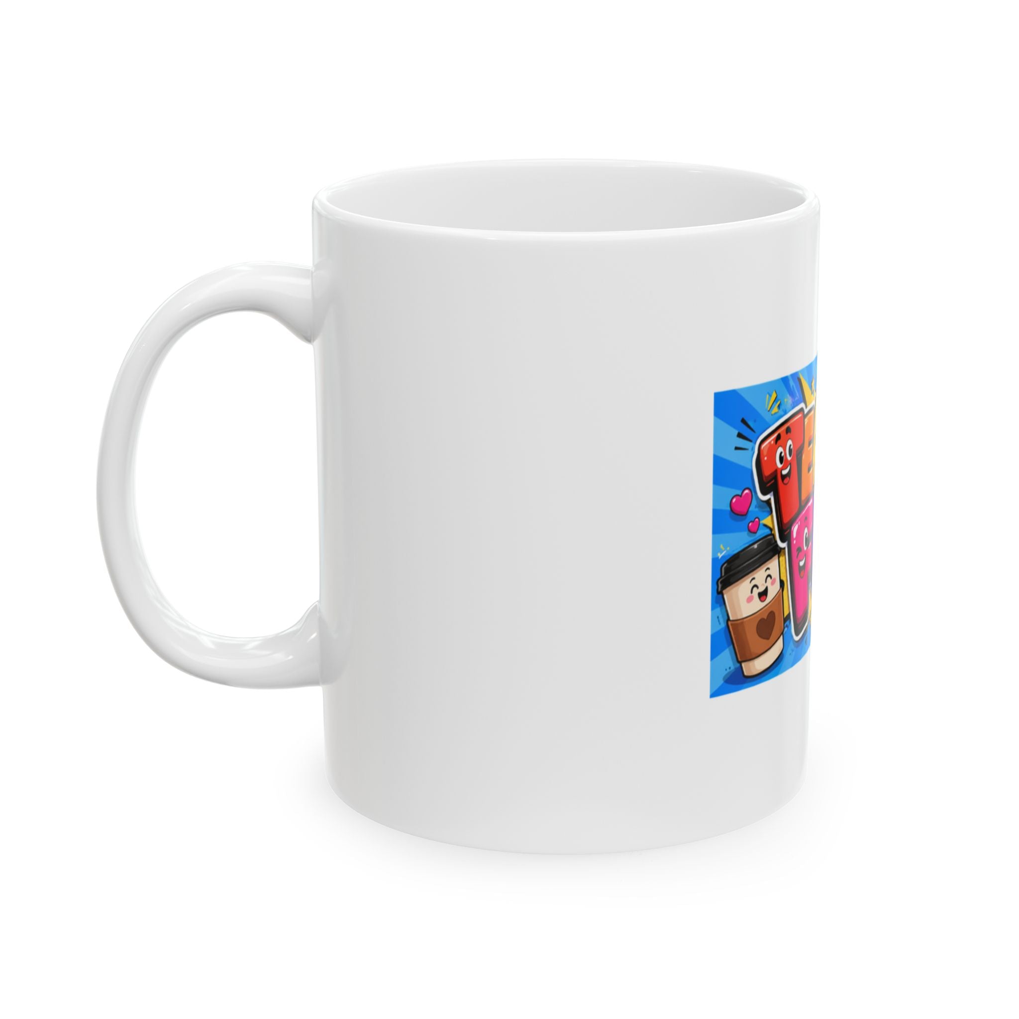 Teacher Fuel Ceramic Mug | Funny Coffee Teacher Gift (11oz & 15oz)