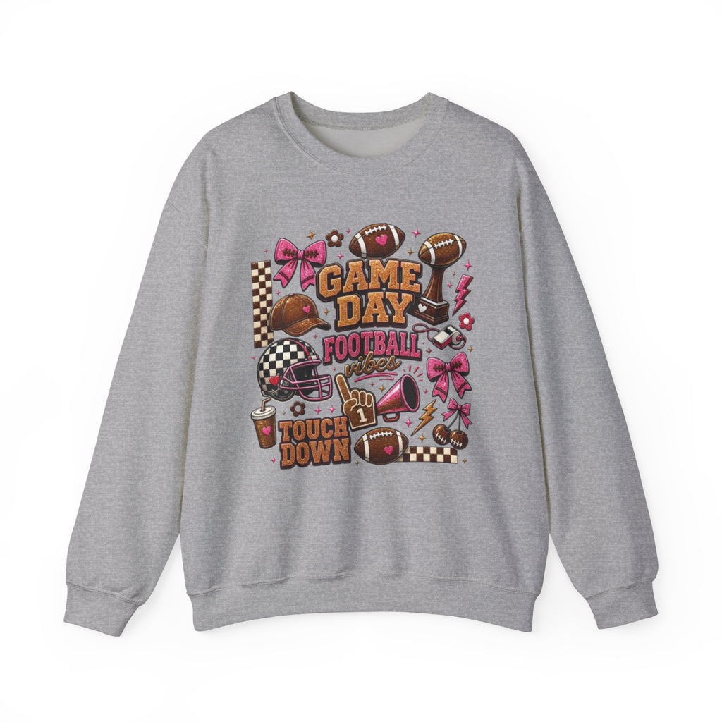 Game Day Football Crewneck Sweatshirt