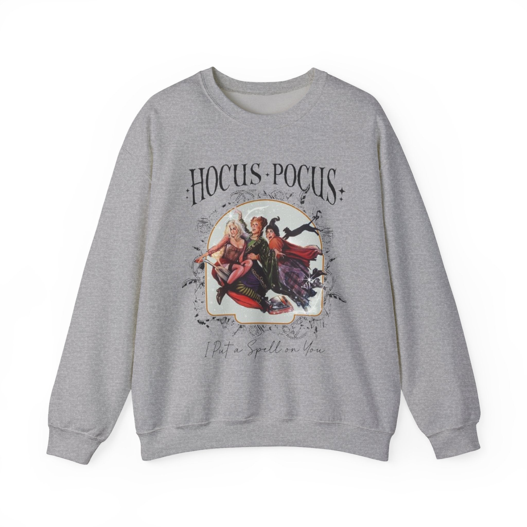 Hocus Pocus Vintage Witch Crewneck Sweatshirt | “I Put a Spell on You”