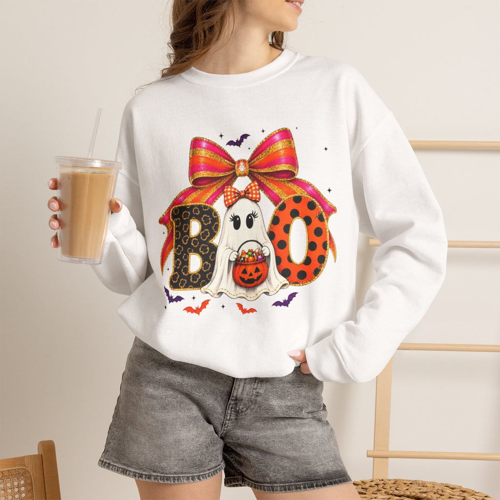 Halloween 'Boo' Ghost Sweatshirt