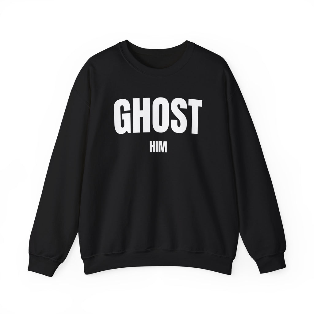 Ghost Him Crewneck Sweatshirt | Bold Halloween/Graphic