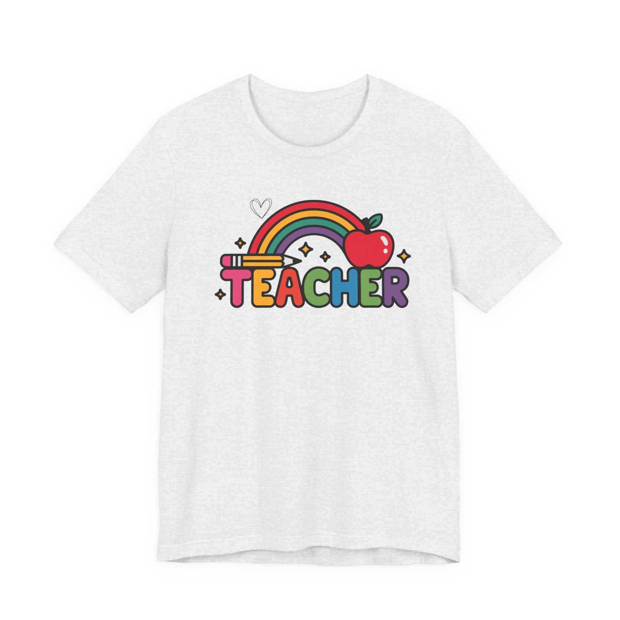 Teacher Rainbow Apple T-Shirt