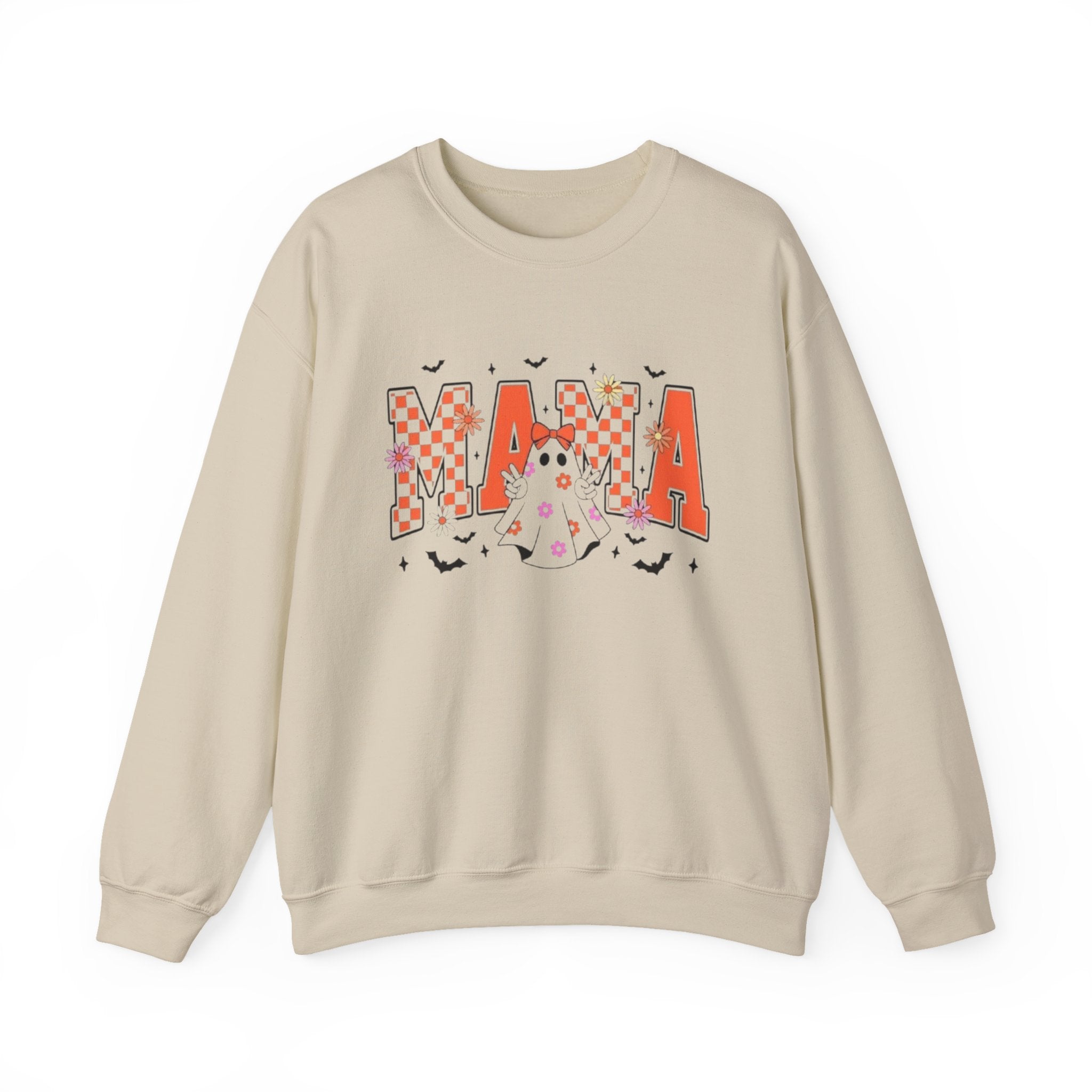 Mama Ghosts Crewneck | Halloween Mama Graphic Sweatshirt