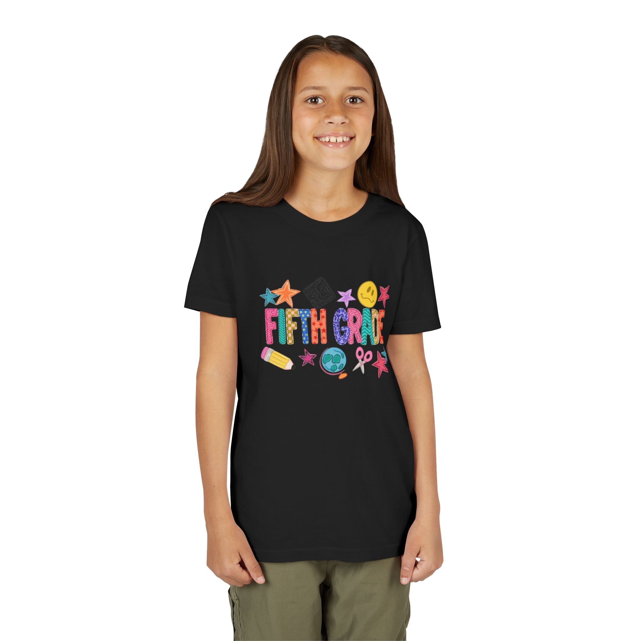 Fifth Grade Kids T‑Shirt | Colorful Back‑to‑School Elementary Tee
