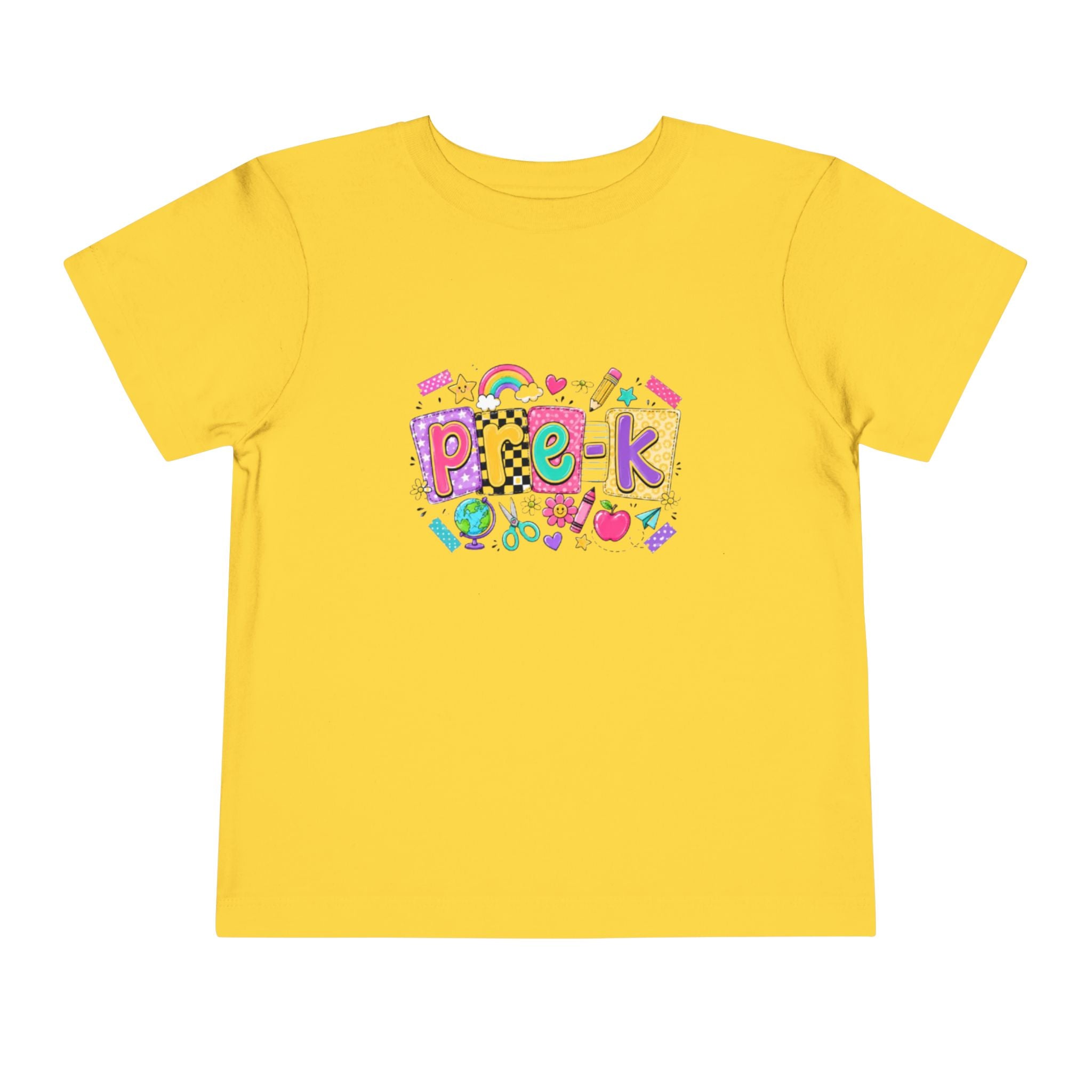 Pre-K Toddler Tee | Colorful School Days Preschool Shirt