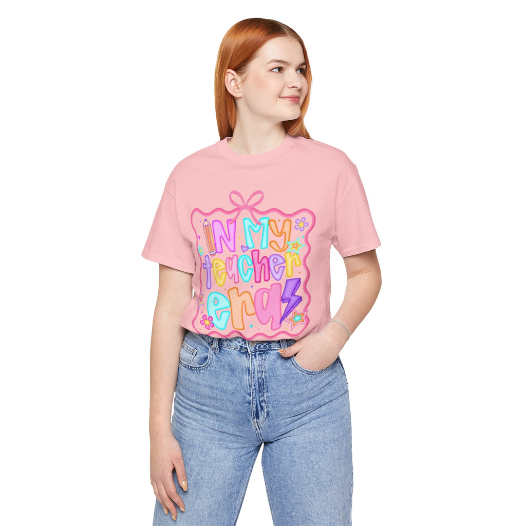 "In My Teacher Era" Colorful Cute Graphic Tee