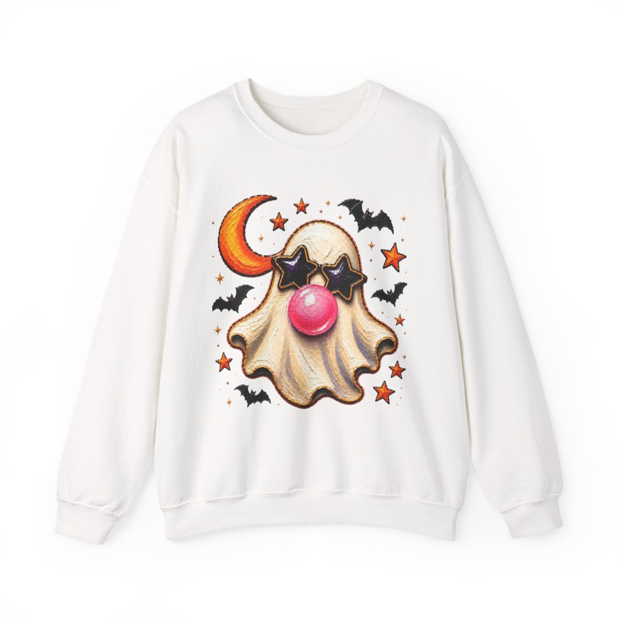 Halloween Ghost Crewneck Sweatshirt