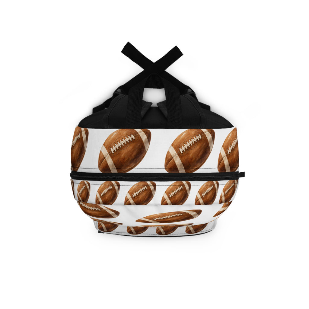 Football Pattern Backpack | Kids & Teens School Bag for Sports Fans