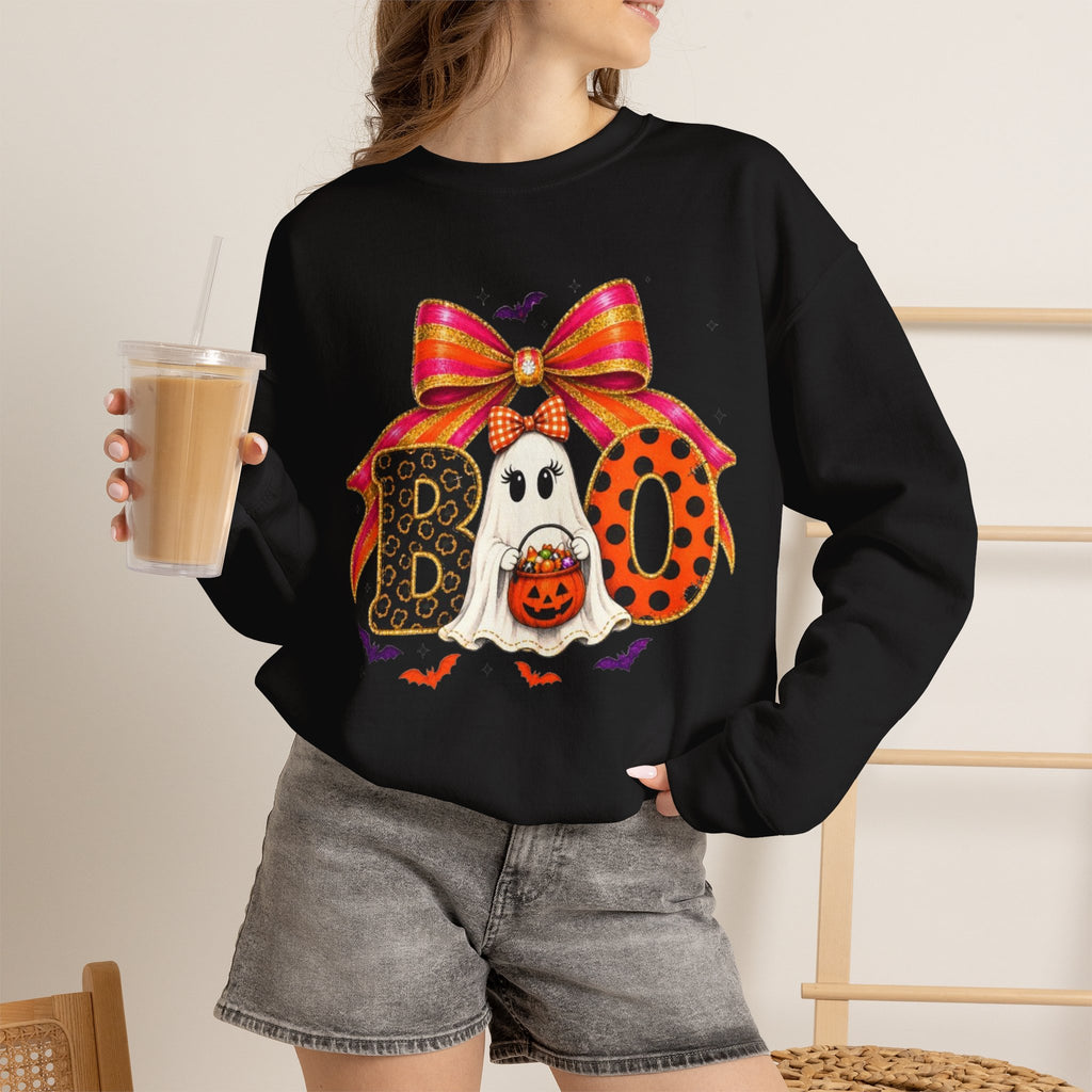 Halloween 'Boo' Ghost Sweatshirt