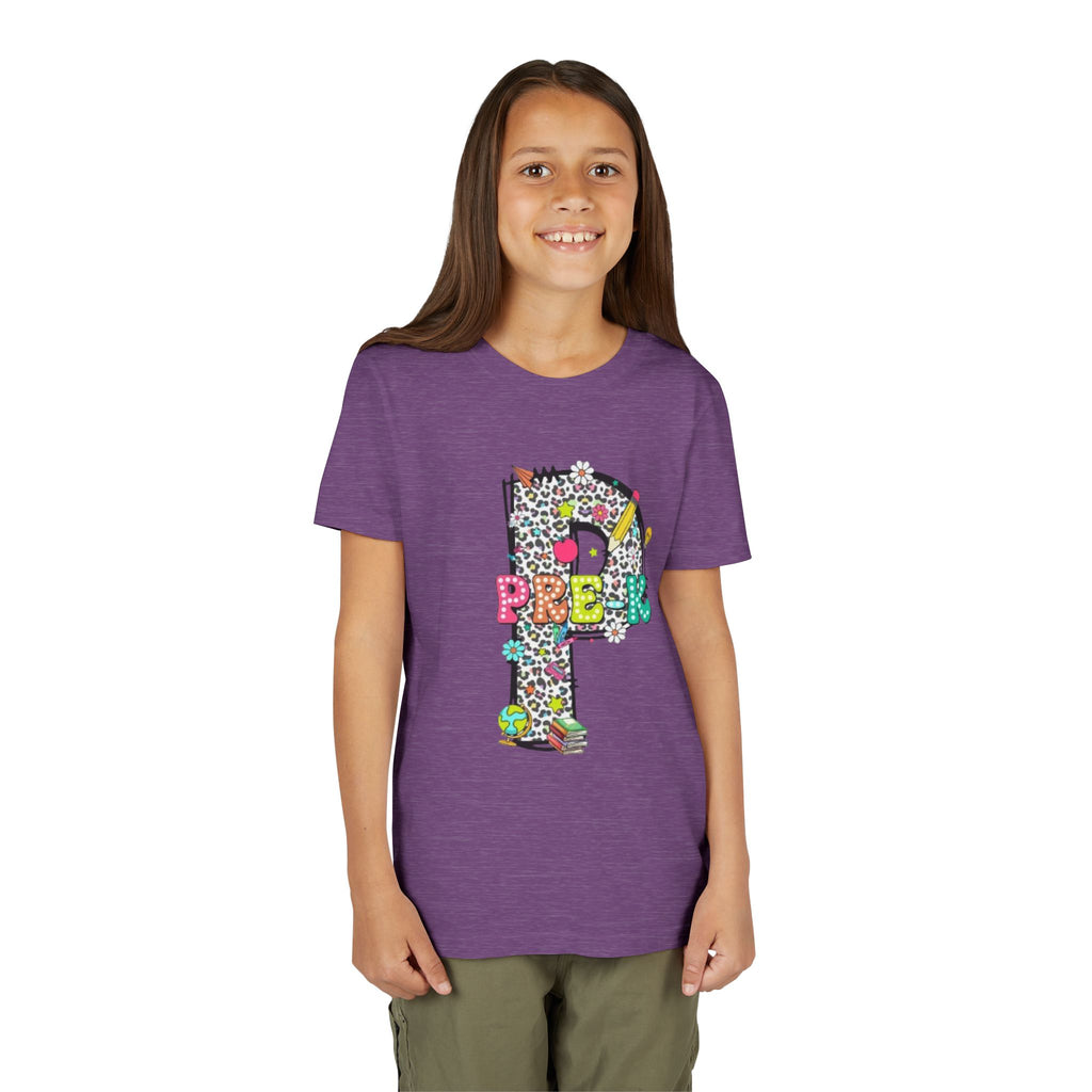 Youth T-Shirt | Colorful Patterned 'Pre-K'