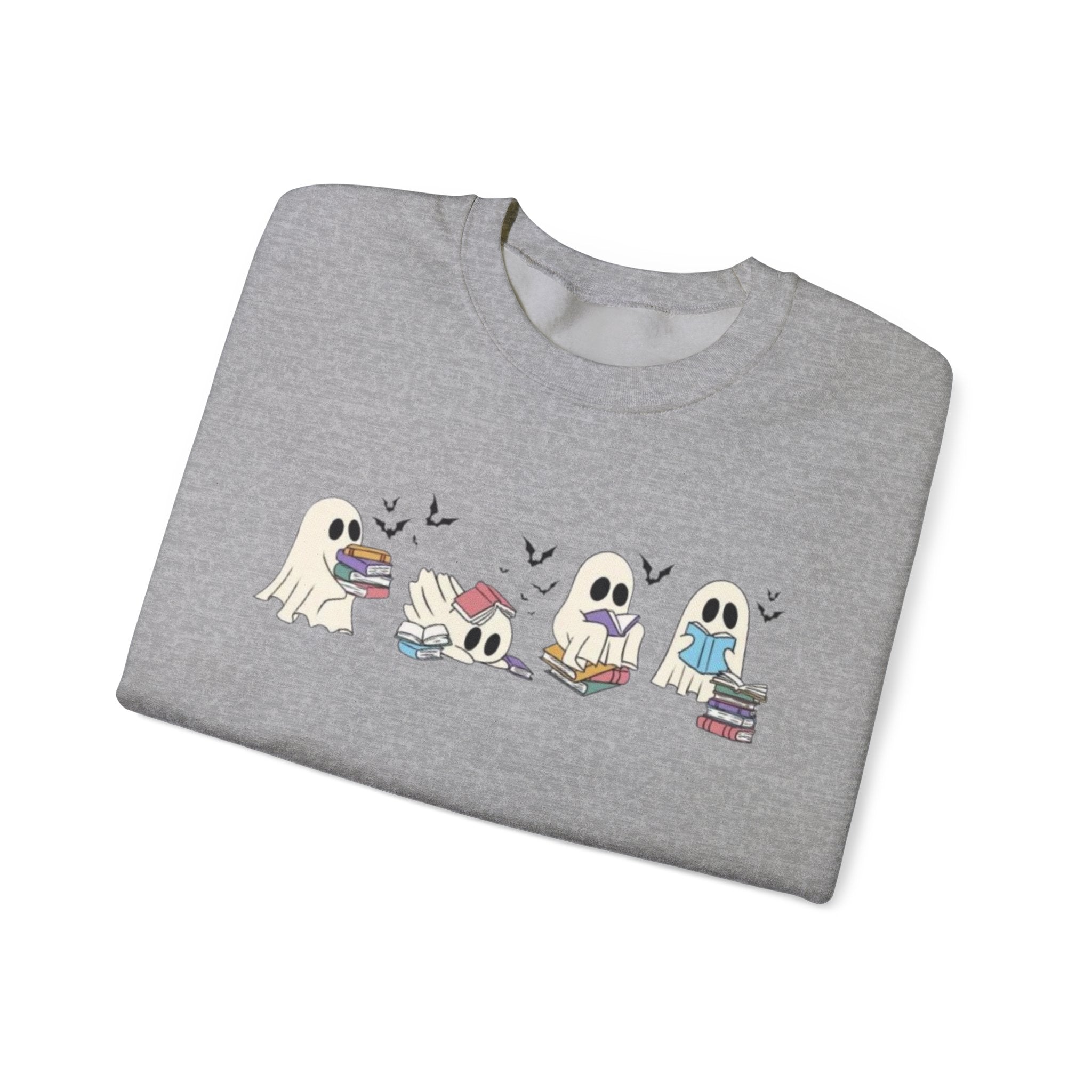 Ghost Book Reading Graphic Crewneck