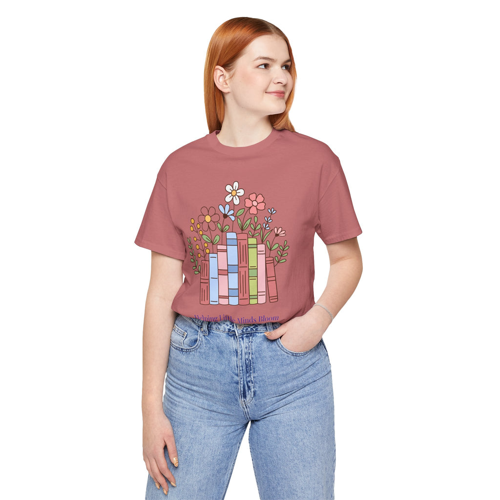 Teacher T‑Shirt | "Helping Little Minds Bloom" Tee