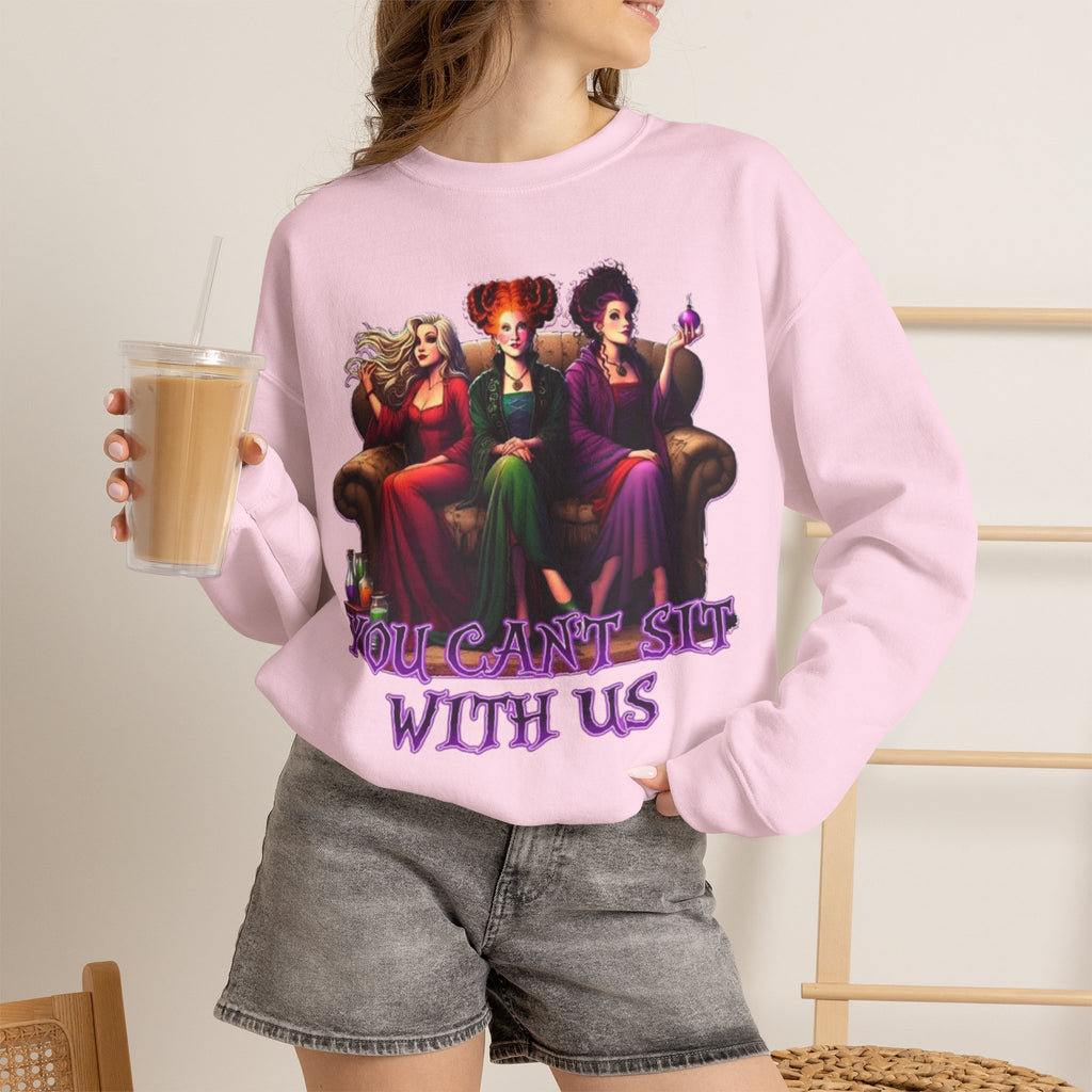 Hocus Pocus Crewneck Sweatshirt | 'You Can't Sit With Us' Graphic