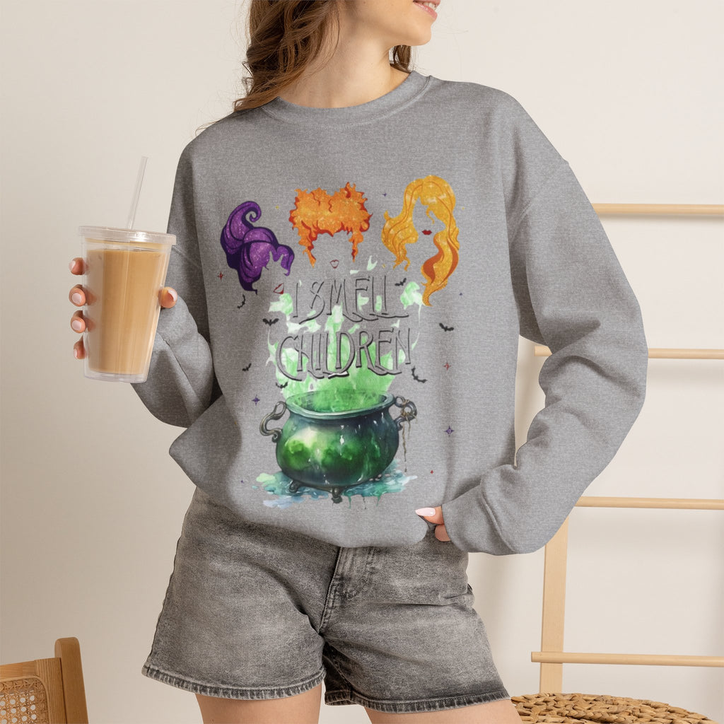 "I smell children" Hocus Pocus Crewneck