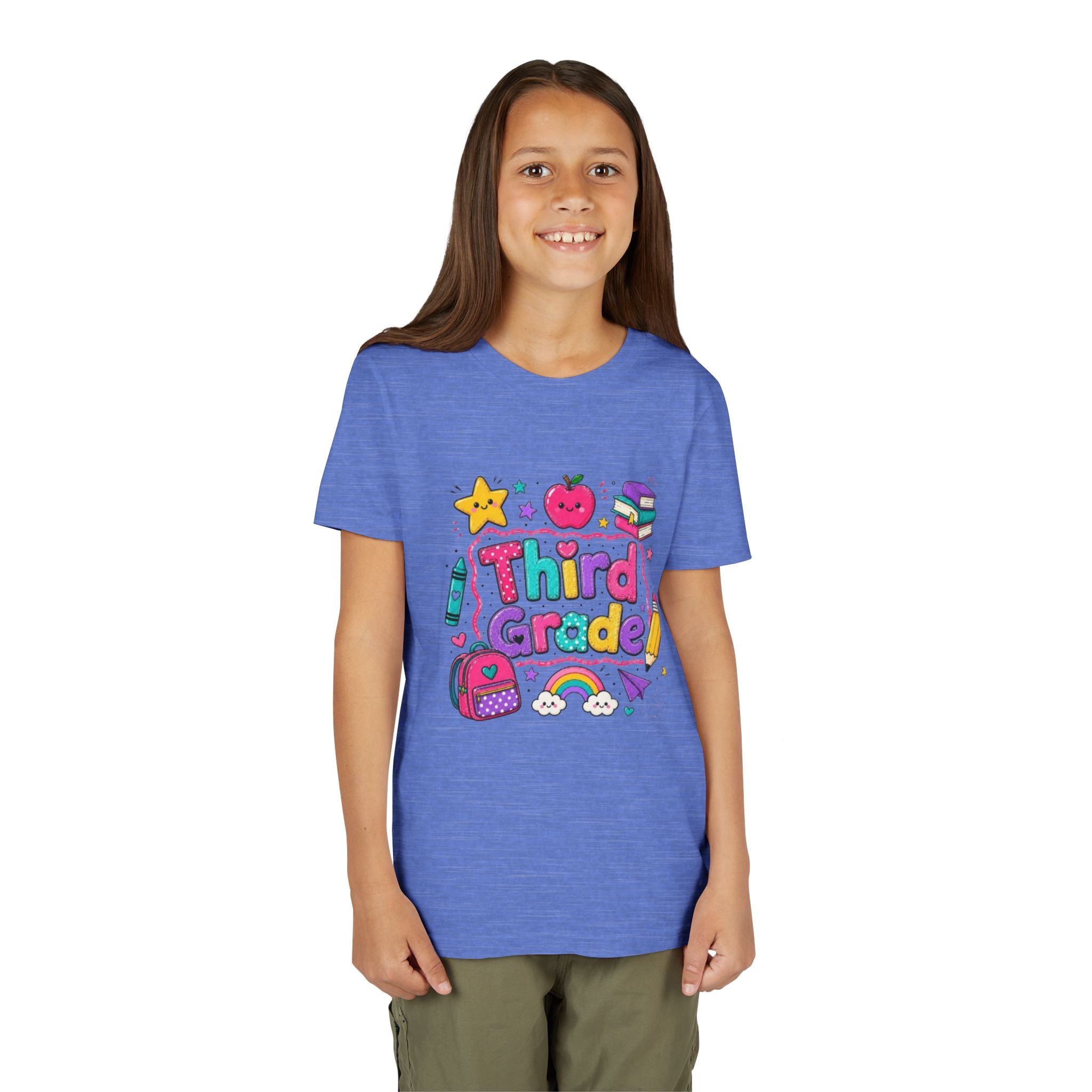 Third Grade Kids T-Shirt | Colorful Back-to-School Design