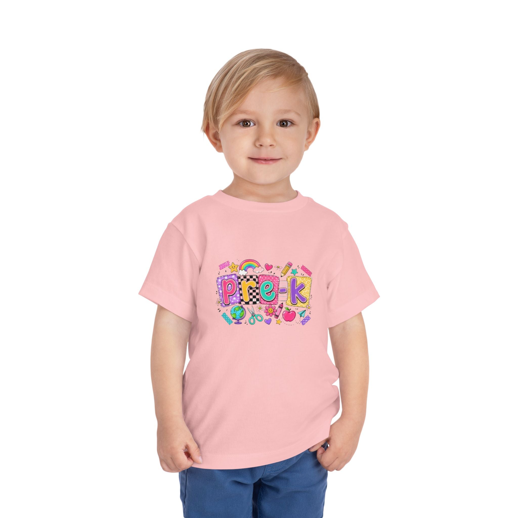 Pre-K Toddler Tee | Colorful School Days Preschool Shirt