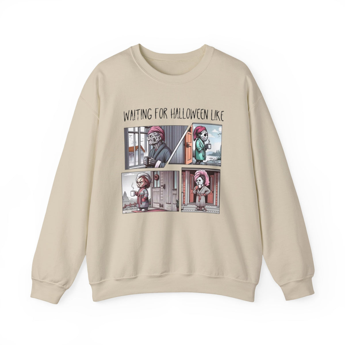 Halloween Waiting Crewneck Sweatshirt