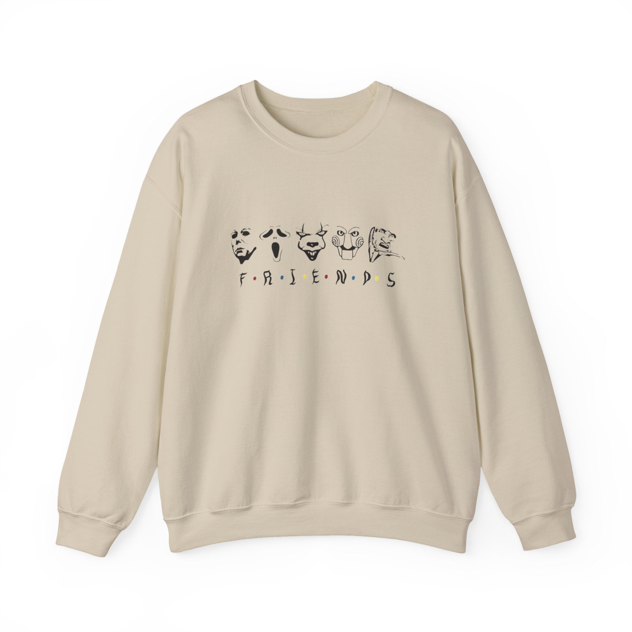 The Faces Of Halloween Crewneck Sweatshirt