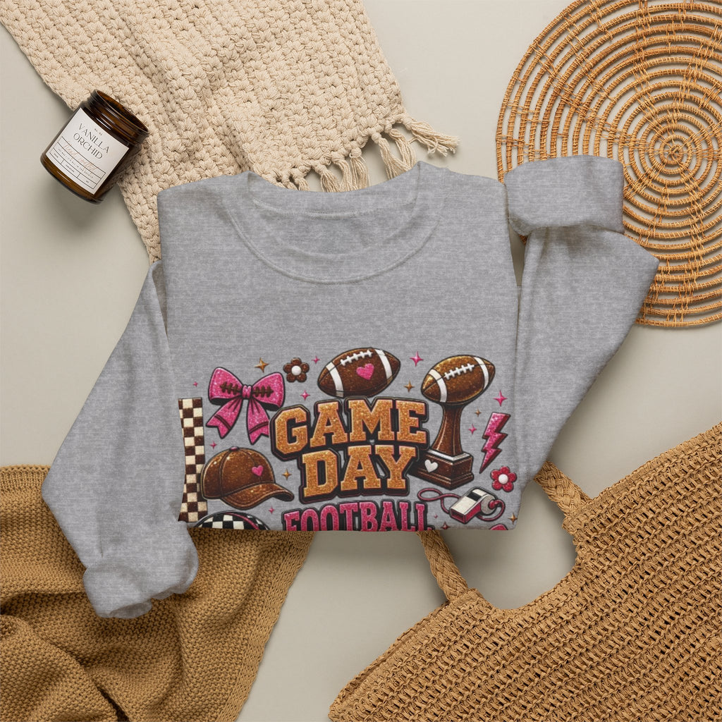 Game Day Football Crewneck Sweatshirt