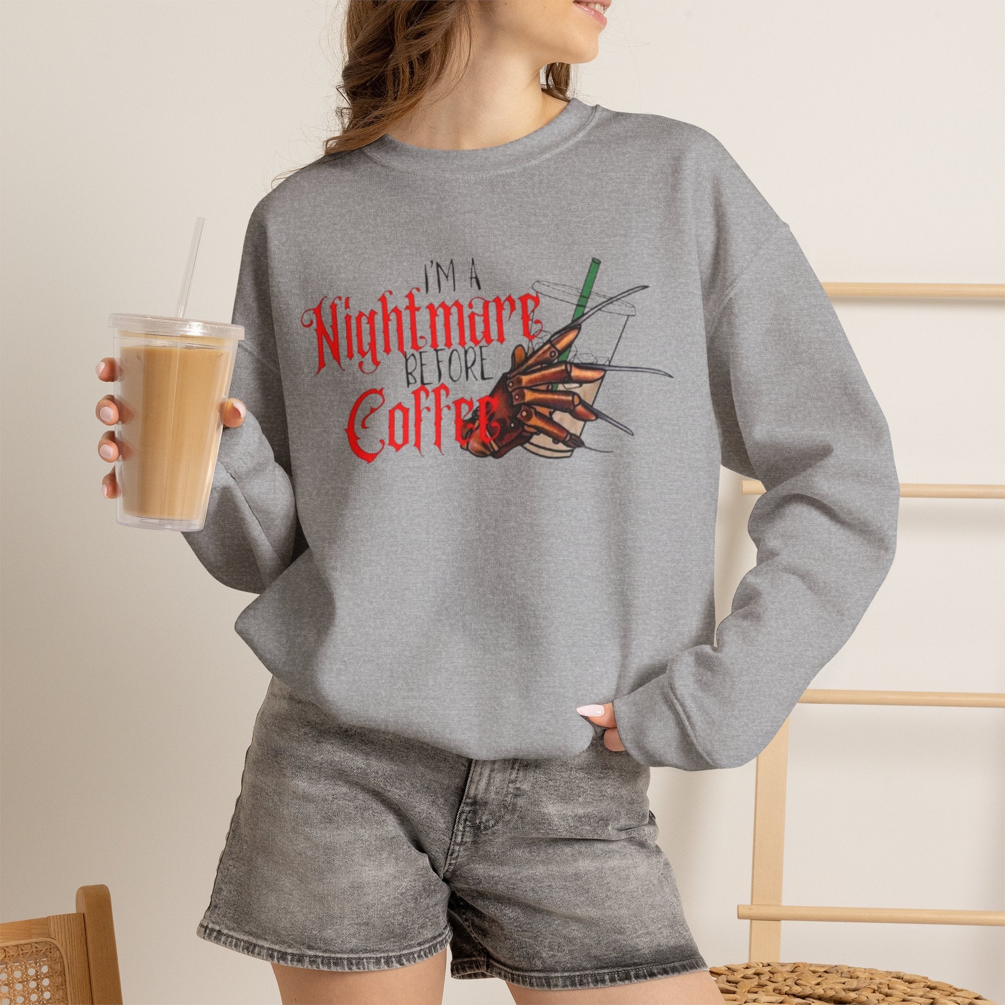 Nightmare Before Coffee Sweatshirt