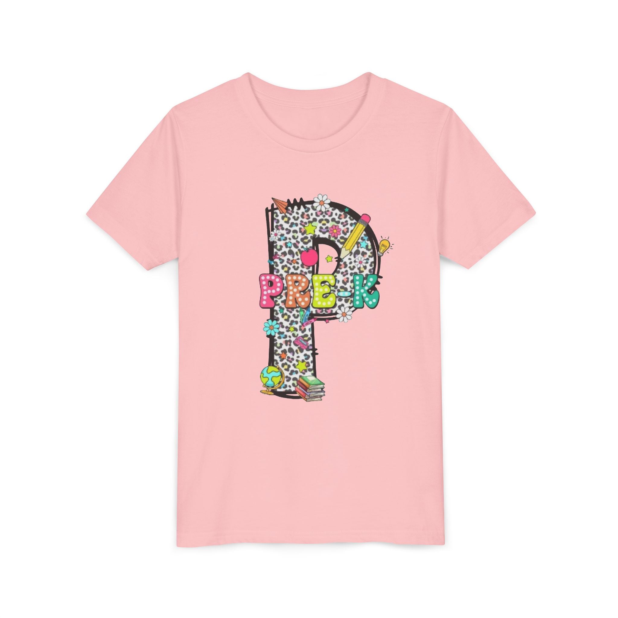 Youth T-Shirt | Colorful Patterned 'Pre-K'