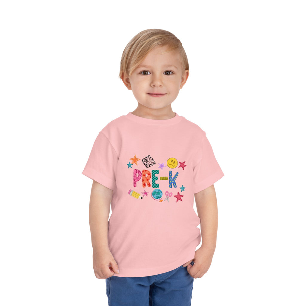 Pre-K Toddler Tee | Colorful Back-to-School Preschool Shirt