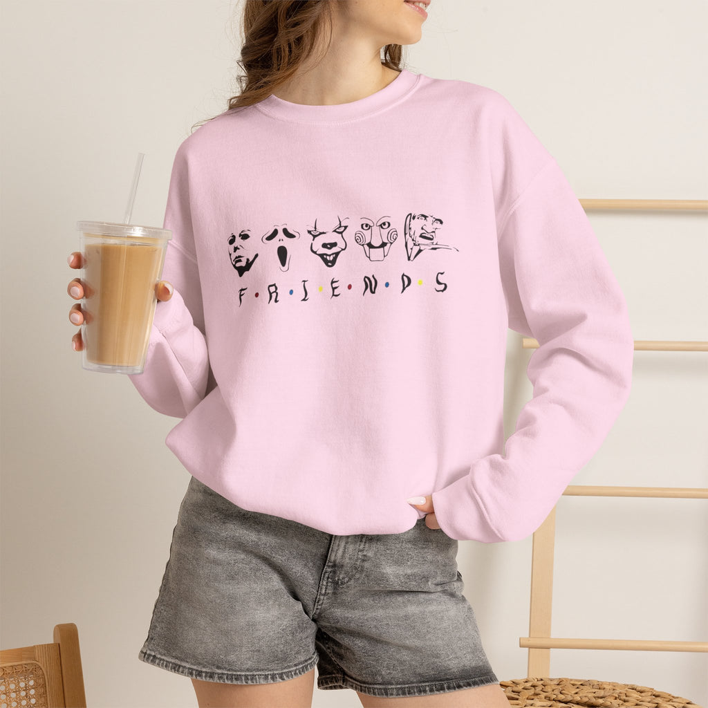 The Faces Of Halloween Crewneck Sweatshirt