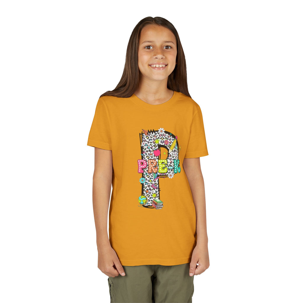 Youth T-Shirt | Colorful Patterned 'Pre-K'