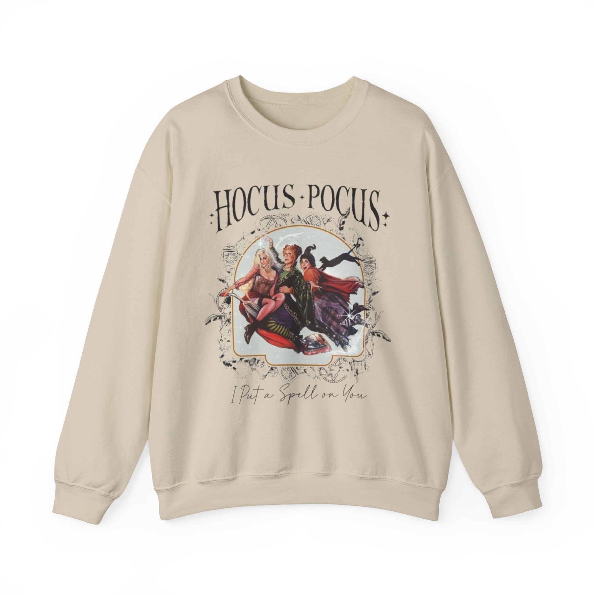 Hocus Pocus Vintage Witch Crewneck Sweatshirt | “I Put a Spell on You”