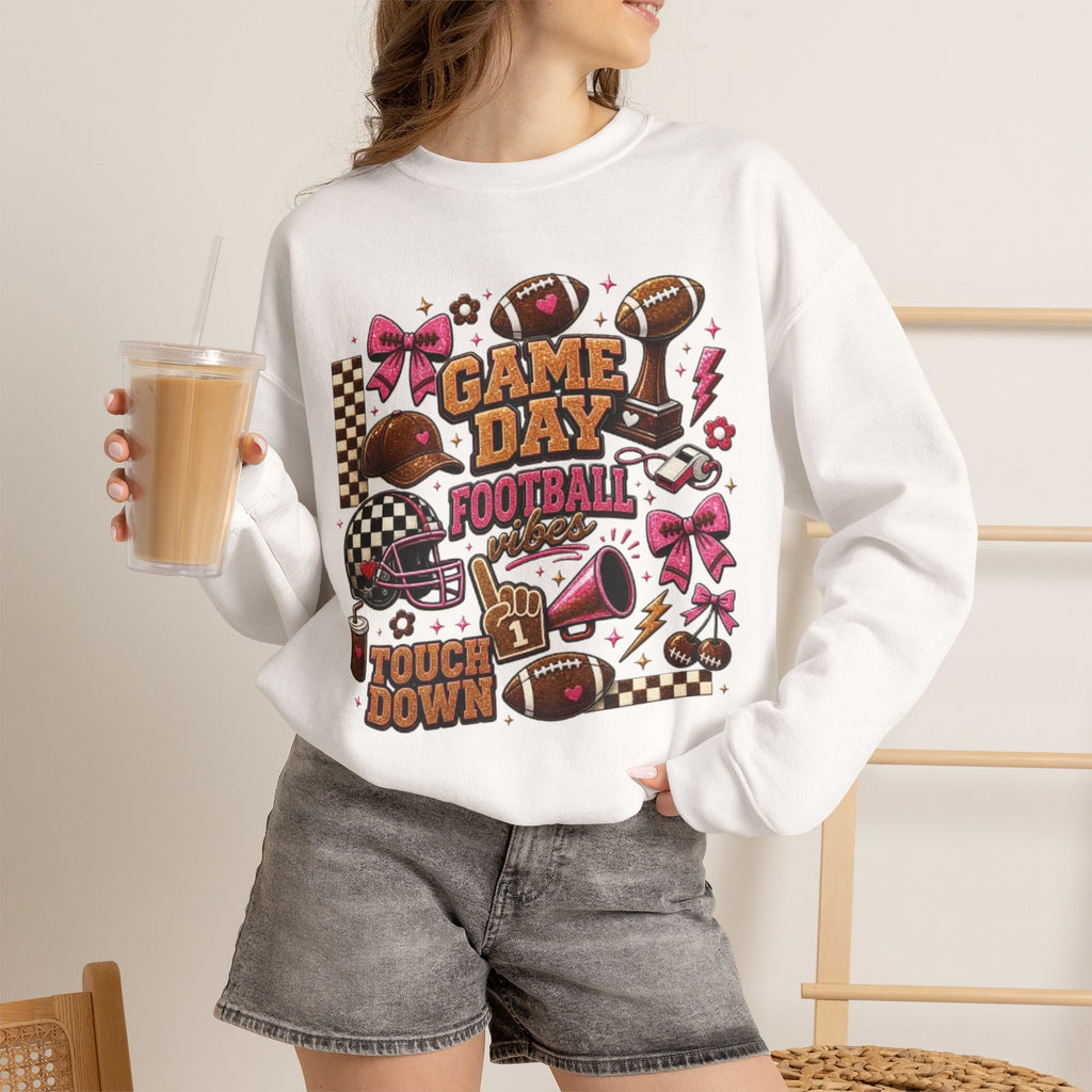 Game Day Football Crewneck Sweatshirt