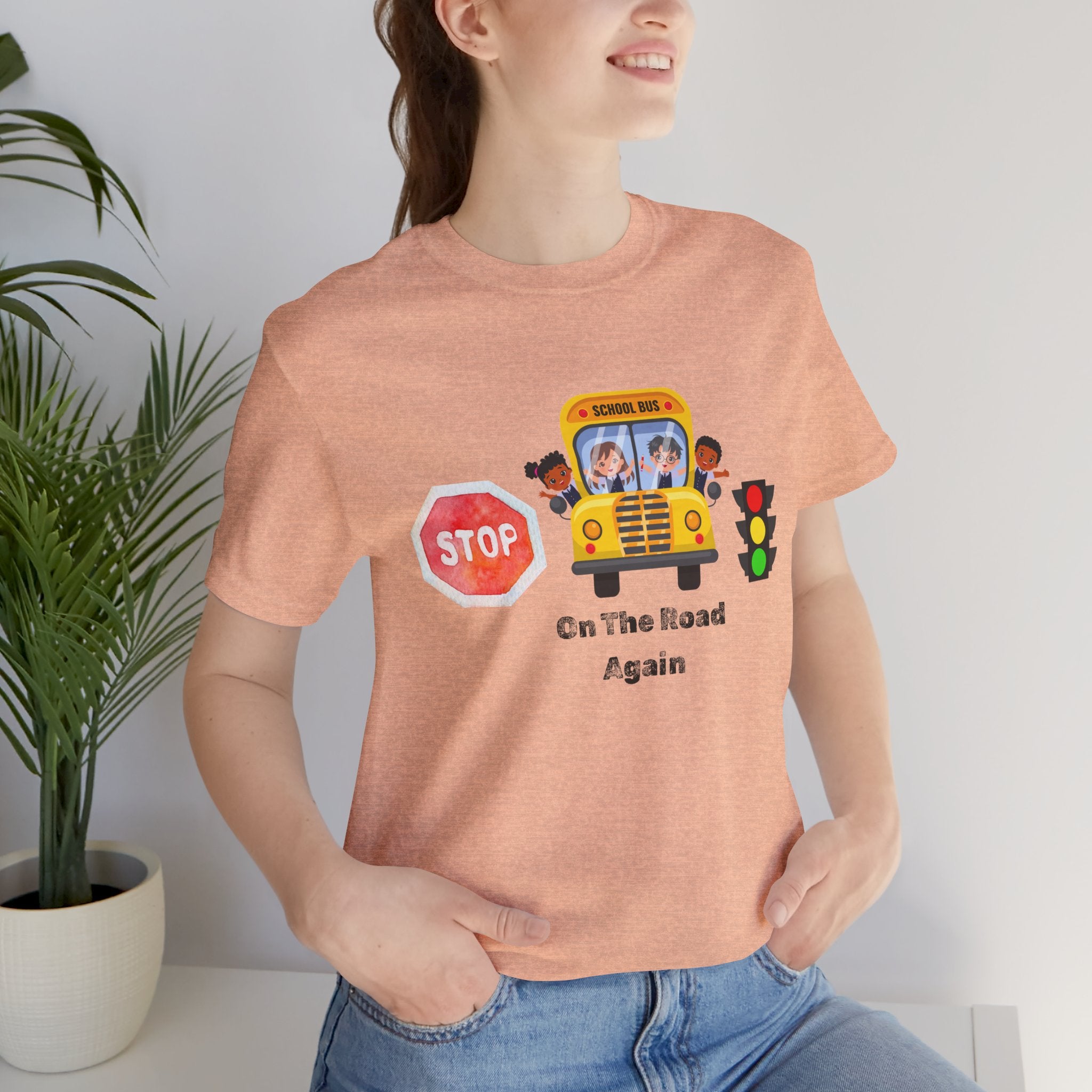 T-Shirt | "On The Road Again" School Bus Driver