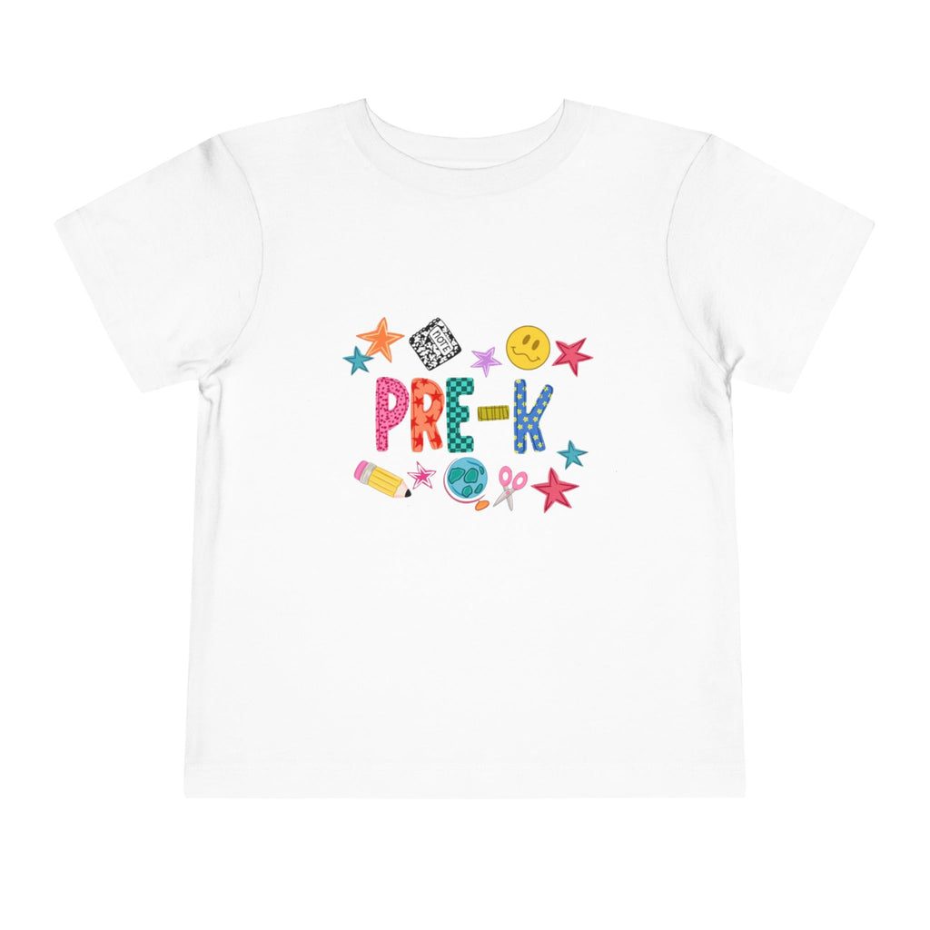 Pre-K Toddler Tee | Colorful Back-to-School Preschool Shirt