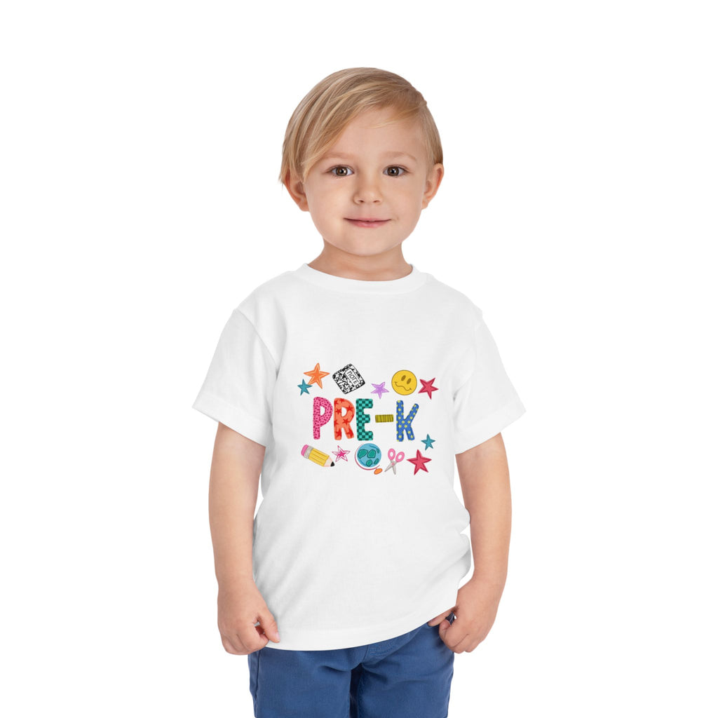 Pre-K Toddler Tee | Colorful Back-to-School Preschool Shirt