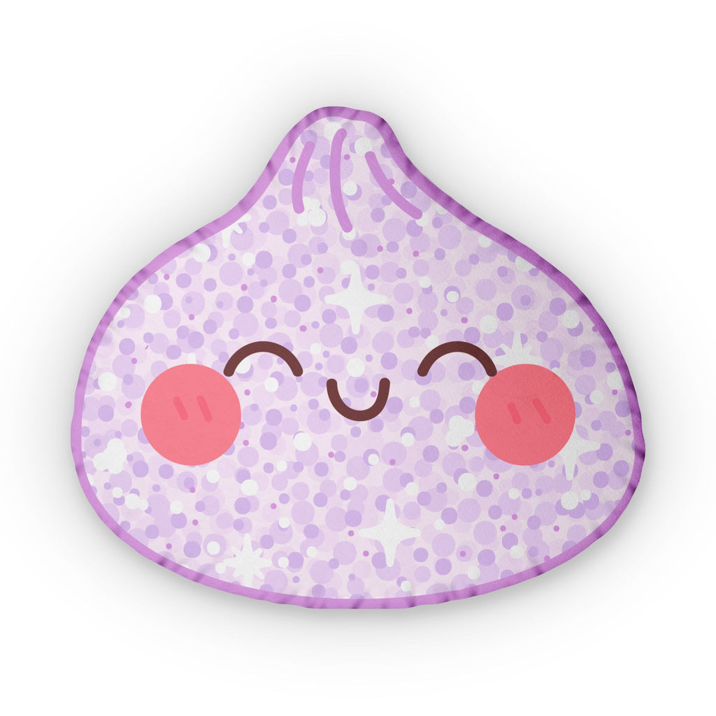 Dumpling Shaped Pillow | Purple Sparkle