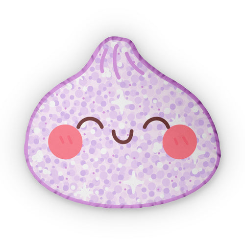 Dumpling Shaped Pillow | Purple Sparkle