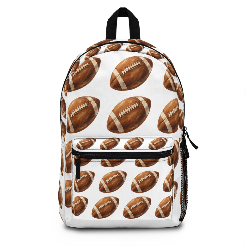 Football Pattern Backpack | Kids & Teens School Bag for Sports Fans