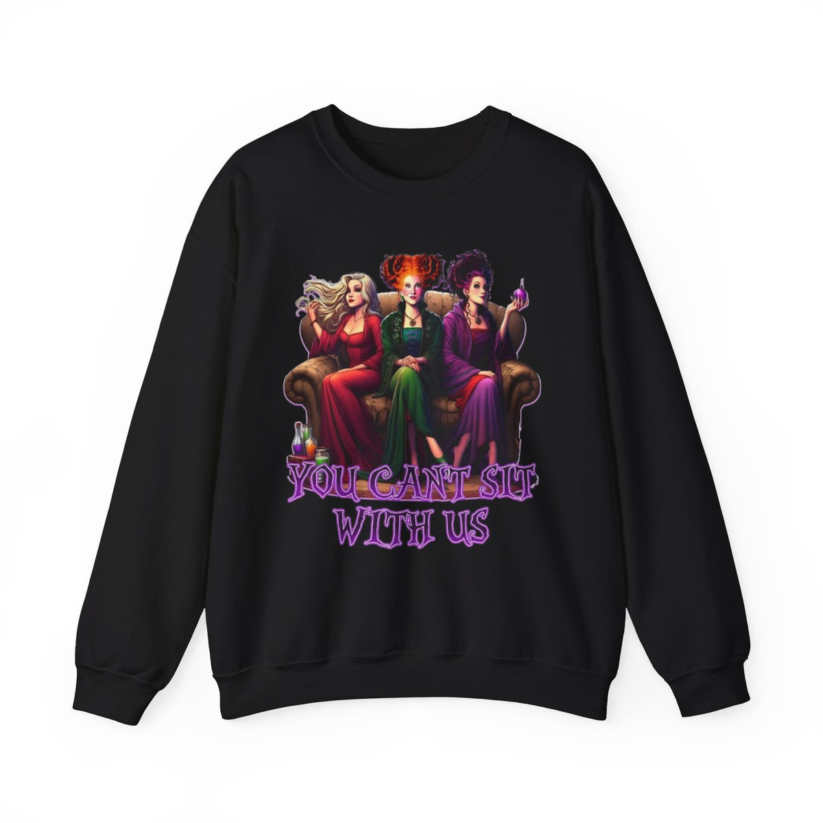 Hocus Pocus Crewneck Sweatshirt | 'You Can't Sit With Us' Graphic